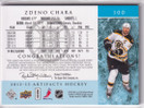  2012-13 Artifacts Jerseys Patch Gold Spectrum #100 Zdeno Chara /15