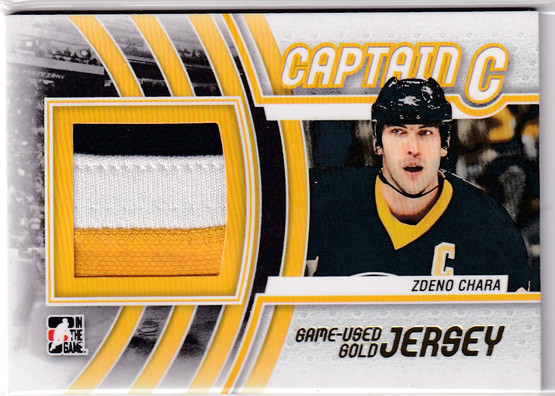  2011-12 ITG Captain-C Jerseys Gold #M60 Zdeno Chara /10