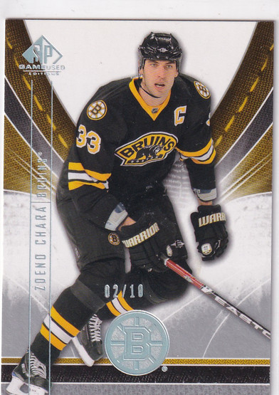  2009-10 SP Game Used Silver Spectrum #7 Zdeno Chara /10