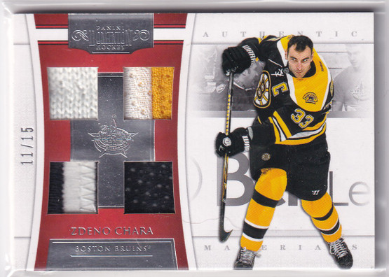  2011-12 Dominion All-Star Skills Complete Sweaters #16 Zdeno Chara /15