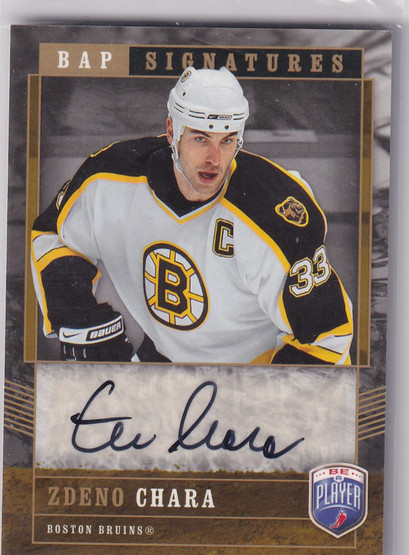 2006-07 BAP signatures Zdeno Chara /10 
