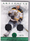  2012-13 Artifacts Jerseys Patch Emerald #100 Zdeno Chara/75