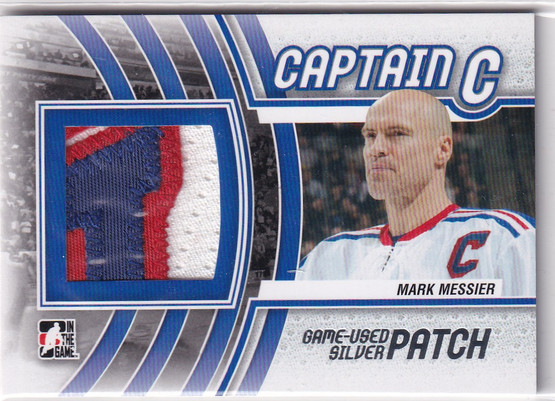  2011-12 ITG Captain-C Jerseys Patch Silver #M36 Mark Messier /9