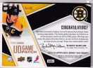  2011-12 Upper Deck Game Jerseys Patches #GJZC Zdeno Chara /15 SER2