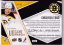  2011-12 Upper Deck Game Jerseys Patches #GJZC Zdeno Chara /15 SER1