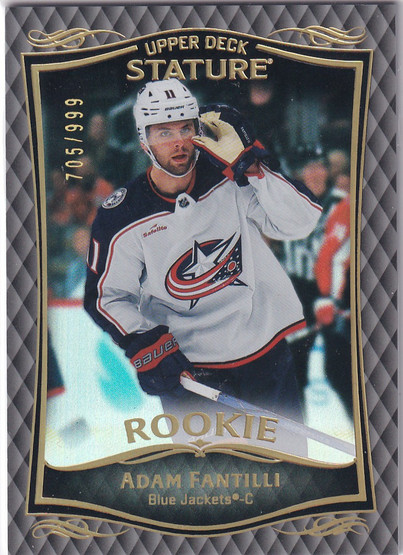  2023-24 Upper Deck Stature #48 Adam Fantilli/999 RC