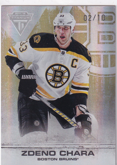  2011-12 Panini Titanium Spectrum #31 Zdeno Chara /10