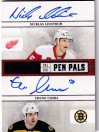  2010-11 Dominion Pen Pals Black #19 Nicklas Lidstrom/Zdeno Chara 1/1