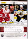  2010-11 Dominion Pen Pals Black #19 Nicklas Lidstrom/Zdeno Chara 1/1