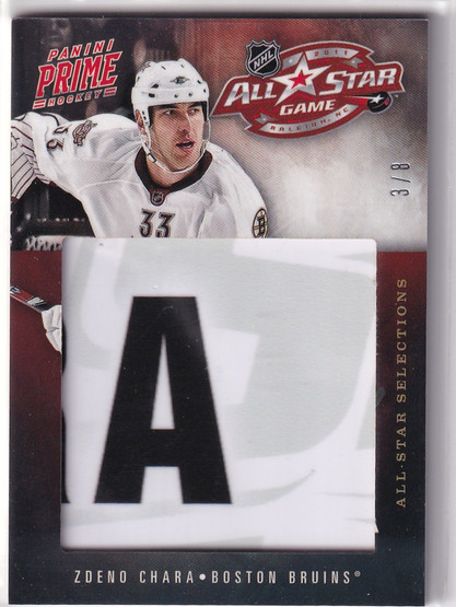 2011-12 Panini Prime All Star Selections #39 Zdeno Chara/8