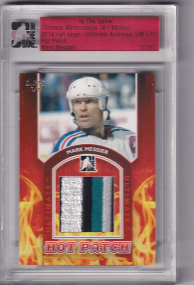 2014 ITG Fall Expo UM11 Hot Patch Mark Messier 1/1