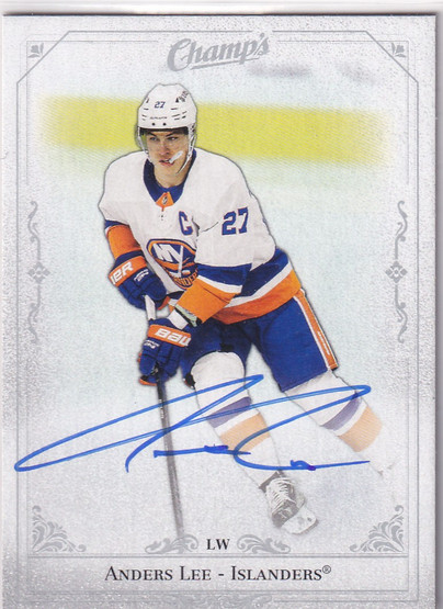 2020-21 Upper Deck Clear Cut Champs #CLE Anders Lee C