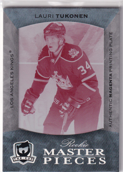  2007-08 The Cup Printing Plates Upper Deck Ice Magenta #198 Lauri Tukonen 1/1