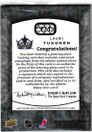 2007-08 The Cup Printing Plates SP Authentic Cyan #220 Lauri Tukonen AU 1/1