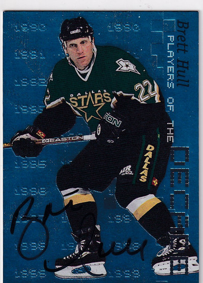  1999-00 BAP Millennium Players of the Decade Autographs #D8 Brett Hull /1000