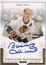  2011-12 Panini Private Signings #GJ1 Bobby Hull white jersey