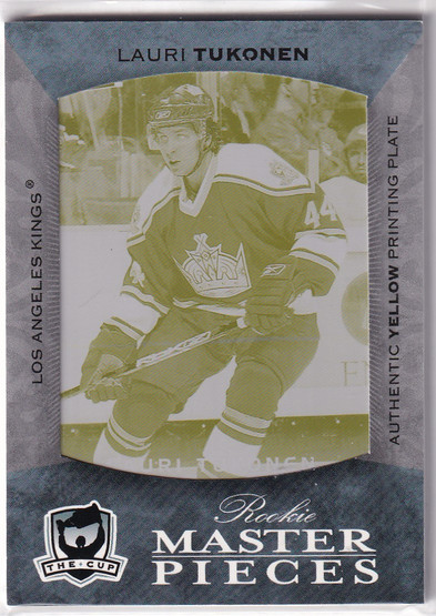  2007-08 The Cup Printing Plates Upper Deck Victory Yellow #230 Lauri 1/1