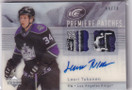  2007-08 Upper Deck Ice Premieres Autographed Patches #198 Lauri Tukonen /10