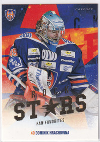 2017-18 Cardset Rock Star Dominik Hrachovina 