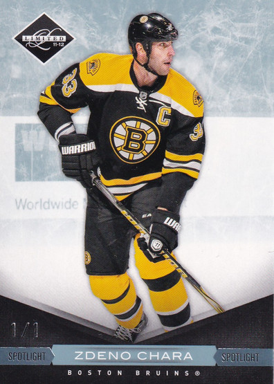 2011-12 Limited Platinum Spotlight #175 Zdeno Chara 1/1