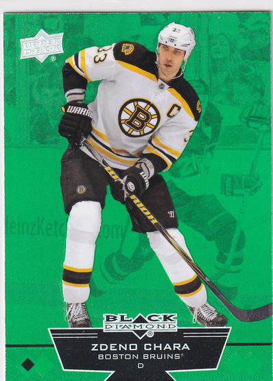  2012-13 Black Diamond Emerald #81 Zdeno Chara /10