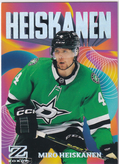  2023-24 Metal Universe Z-Force Rave #38OF50 Miro Heiskanen /399