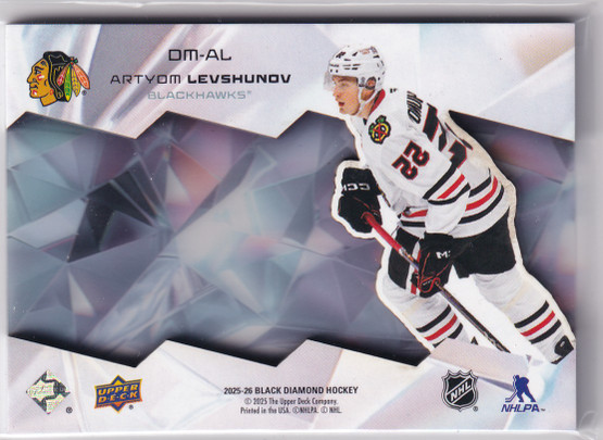  2025-26 Black Diamond Diamond Might #DMAL Artyom Levshunov /99