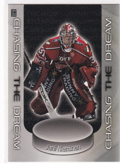 2008-09 Cardset Chasing The Dream Jani Nieminen /100