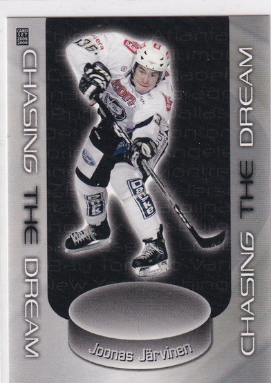 2008-09 Cardset Chasing The Dream Joona Järvinen /100