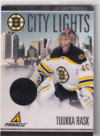  2010-11 Pinnacle City Lights Materials #20 Tuukka Rask /499