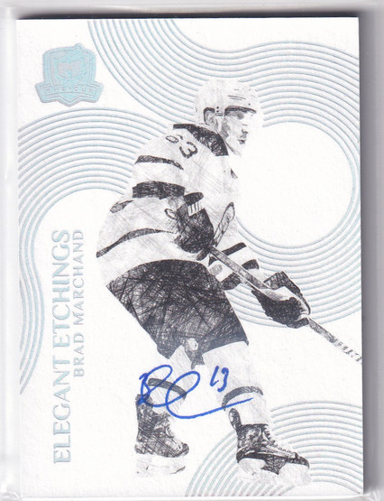  2024-25 The Cup Elegant Etchings Autographs #ELBM Brad Marchand SP