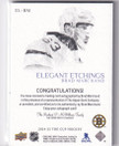  2024-25 The Cup Elegant Etchings Autographs #ELBM Brad Marchand SP