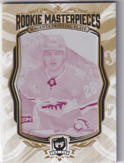  2024-25 The Cup Printing Plates Black Diamond Magenta Liam Ohgren RC 1/1