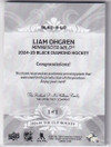  2024-25 The Cup Printing Plates Black Diamond Magenta Liam Ohgren RC 1/1