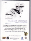 2024-25 The Cup Elegant Etchings #ELBM Brad Marchand /199