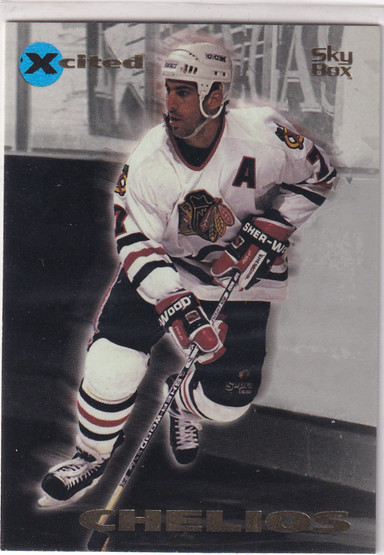  1995-96 Emotion Xcited #20 Chris Chelios