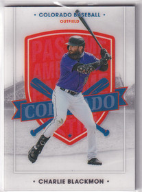  2021 Panini America's Pastime #67 Charlie Blackmon