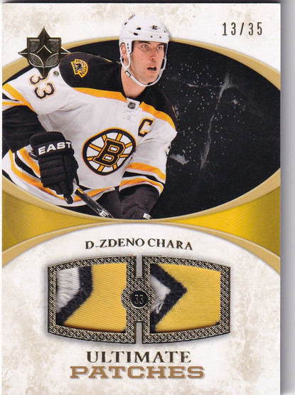 2010-11 Ultimate Collection Ultimate Patches #UJZC Zdeno Chara /35
