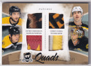  2010-11 The Cup Quads Patches #C4BRUINS Patrice Bergeron/Zdeno Chara/Nathan Horton/Tuukka Rask /5