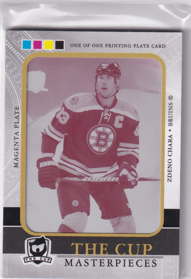  2011-12 The Cup Printing Plates Magenta #9 Zdeno Chara 1/1