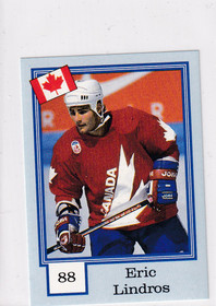 1992-93 Semic Norwegian Blank Back Eric Lindros