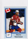 1992-93 Semic Norwegian Blank Back Steve Yzerman