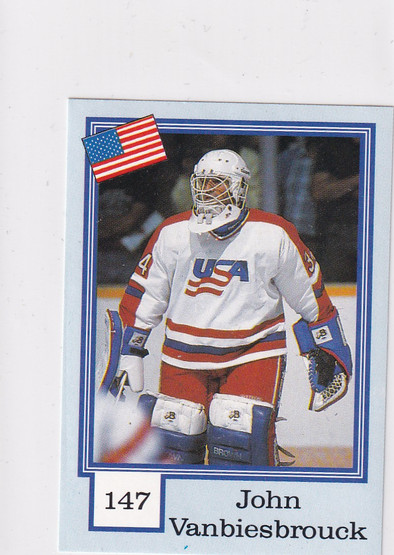 1992-93 Semic Norwegian Blank Back John Vanbiesbrouck 