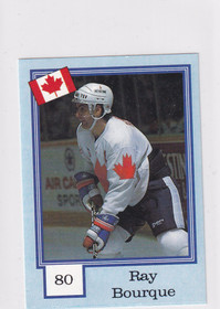 1992-93 Semic Norwegian Blank Back Ray Bourque 