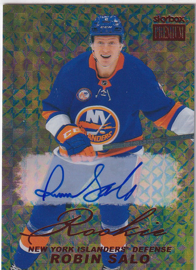  2021-22 Metal Universe Skybox Premium Prospects '98-99 Retro Autographs #PP33 Robin Salo E