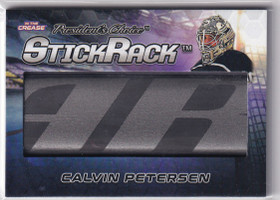 2022 President's Choice In The Crease Stick Rack Calvin Petersen /10
