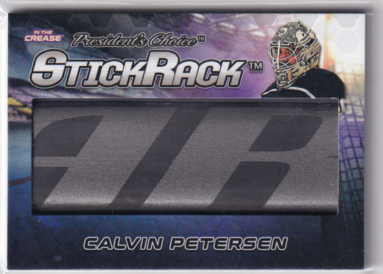 2022 President's Choice In The Crease Stick Rack Calvin Petersen /10