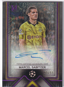 2023-24 Topps Museum Collection Marcel Sabitzer auto /99