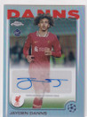2024-25 Topps Chrome UEFA Jayden Danns RC Rookie Auto Refractor