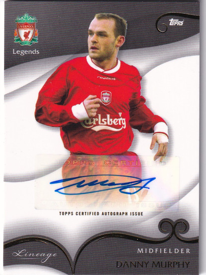 2022-23 Topps Liverpool Lineage Legends Danny Murphy auto